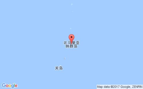 北马里亚纳群岛港口地图