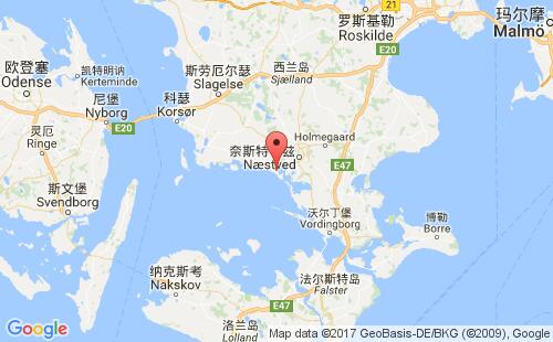 卡勒拜克斯明讷港口地图